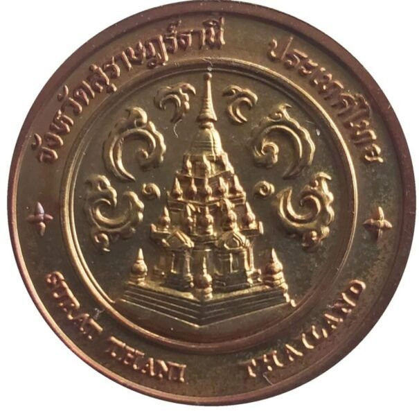 Commemorative coin, medal of SURAT THANI province size 4 cm