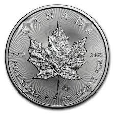 2017 - Canadian Silver Maple Leaf Coin dollars 5