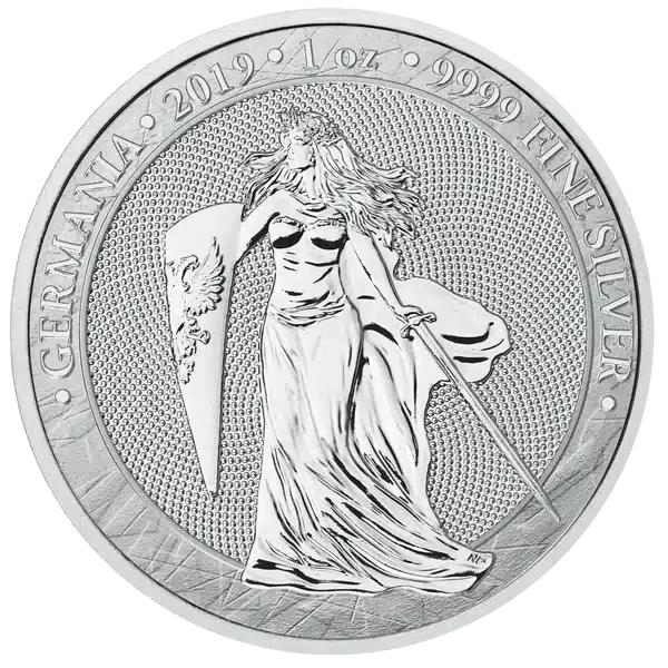 2019 Germania 5 Mark 1oz .999 fine Bunc Collectors editions & Silver Proof Coin