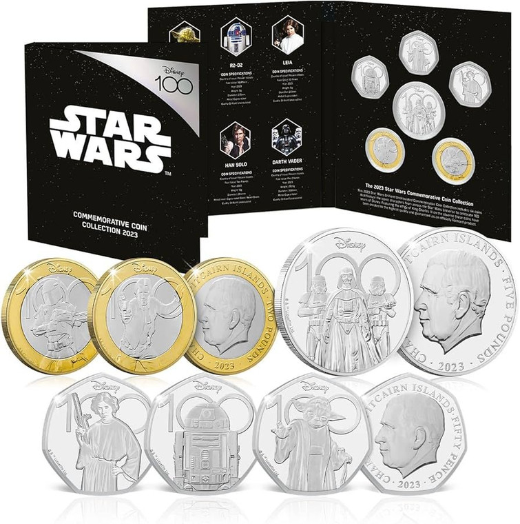 2023 - Star Wars Darth Vader and Storm Troopers BU Coin Disney Release