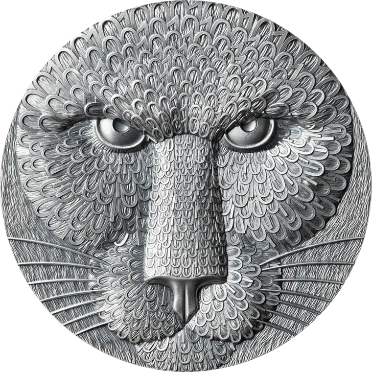 2023 United Crypto States Binary Puma 2oz Silver Antiqued Coin physical Licensed & Pop Culture Mint XXI