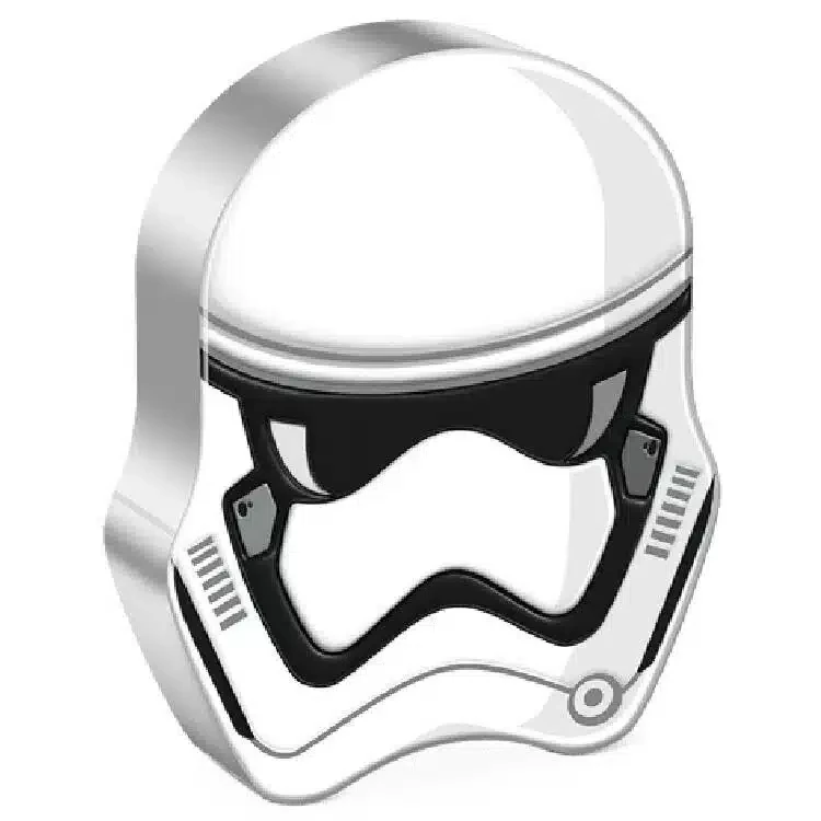 2022 Niue The Faces of the First Order Stormtrooper 1oz Silver Colored Proof Coin