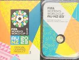 2023 - Australia $5 FIFA WOMEN'S World Cup Emblem 0.5 Grams Gold PL in Coincard physical Gold Coins No Show Mint