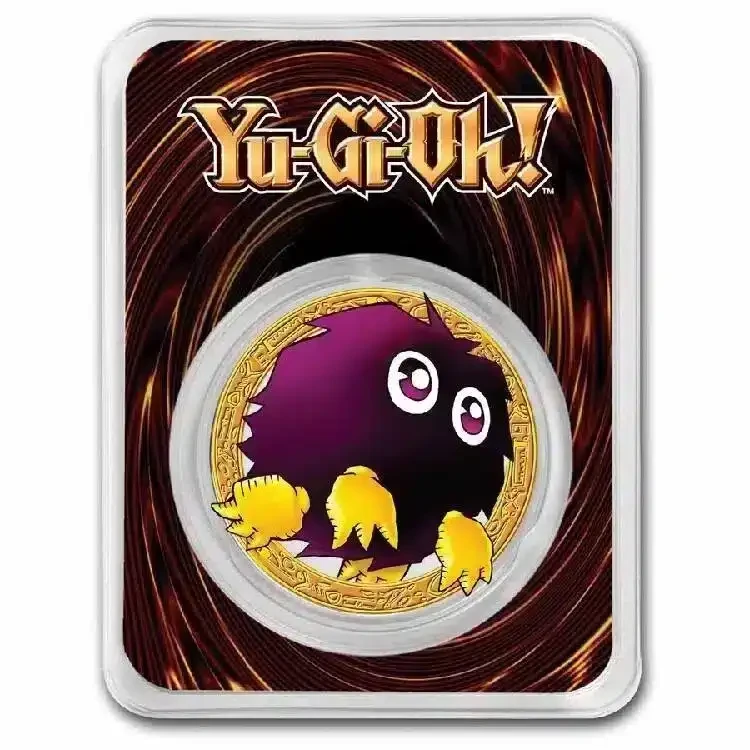 2023 - Yu-Gi-Oh! Kuriboh 1oz 999 Silver Colored Niue ST / BU in TEP physical Licensed & Pop Culture APMEX