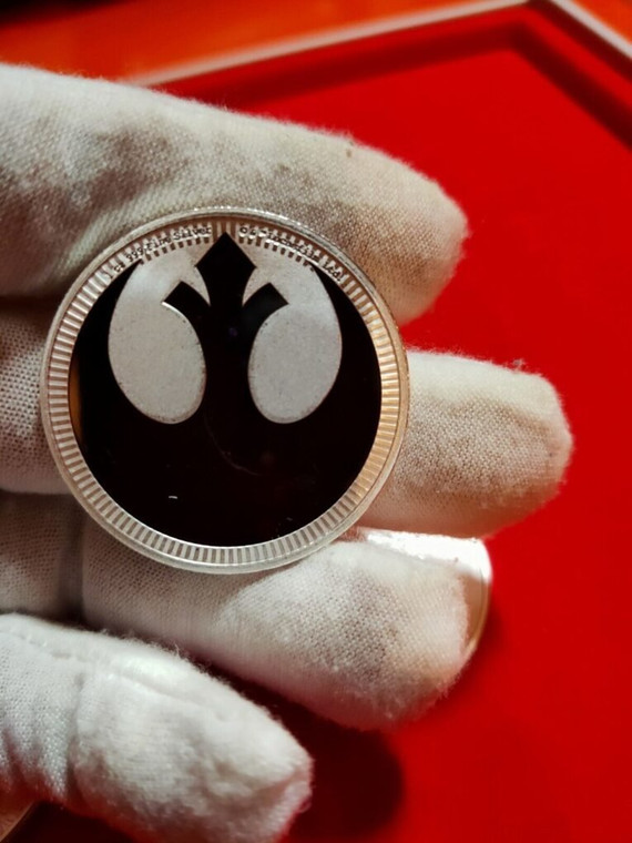 2021-2022 1oz Niue Silver Star Wars Mandalorian Lot of 5 Coins New