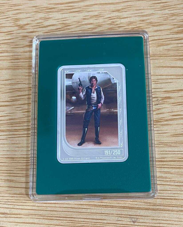 2023 Niue Star Wars Mint Trading Coins Han Solo 191/250 physical Themes & Pop Culture New Zealand Mint