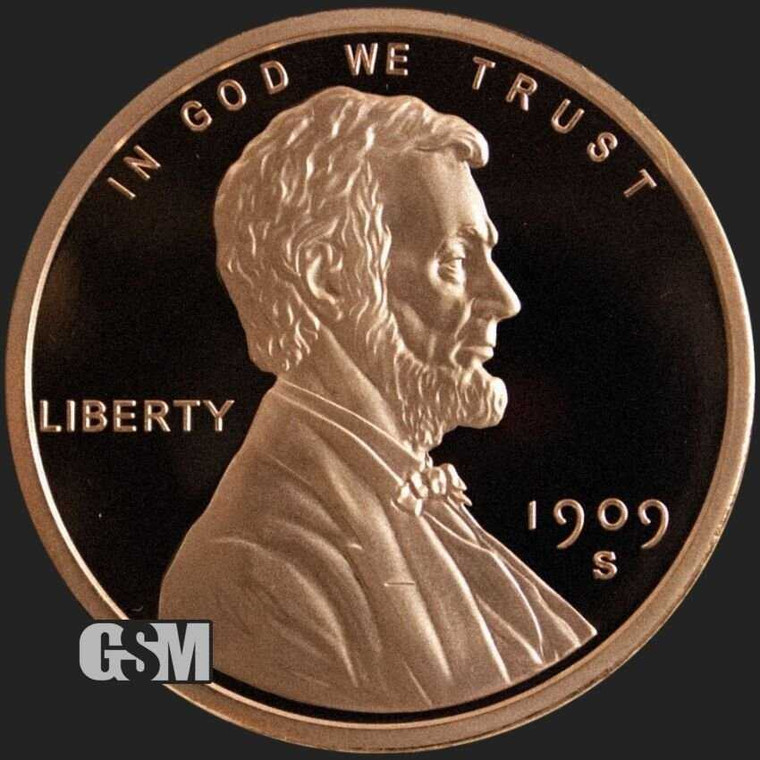 1909 - 2 oz Lincoln Wheat Cent Copper Round .999 Pure Fine Copper BU physical Thailand 