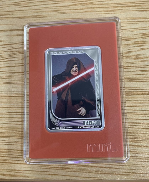 2023 Niue Star Wars Mint Trading Coins -Darth Sidious Uncommon Mintage (114/150)