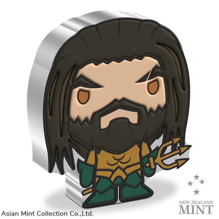 2023 Niue DC Comics Aquaman 1oz Silver Chibi Proof Coin