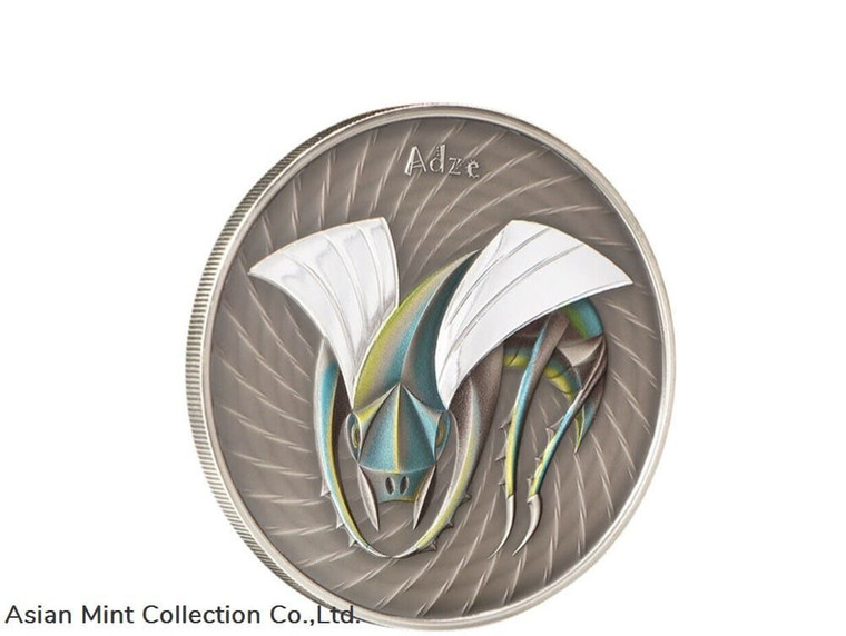 2023 - Niue ADZE World of Cryptids, 1 oz .999 Silver