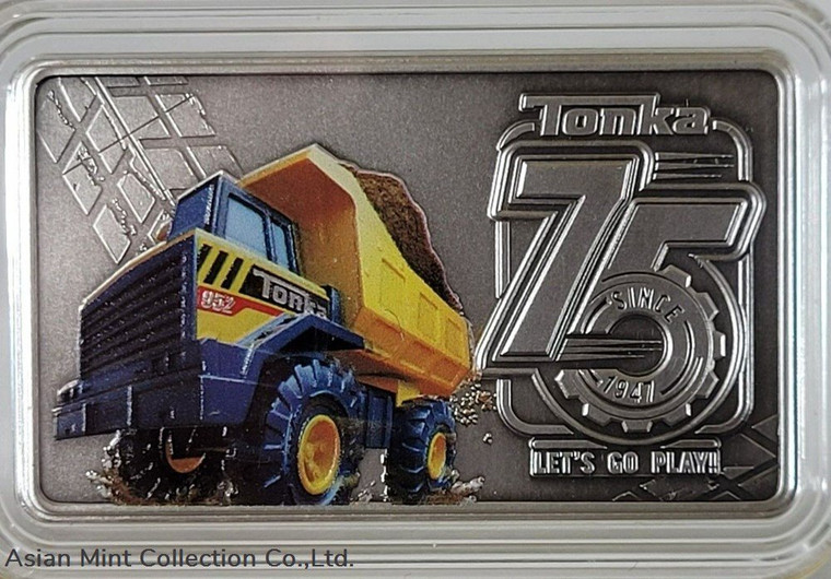 2022 Niue 1 oz Silver Tonka 75th Anniversary Coin Tonka Truck Silver bar