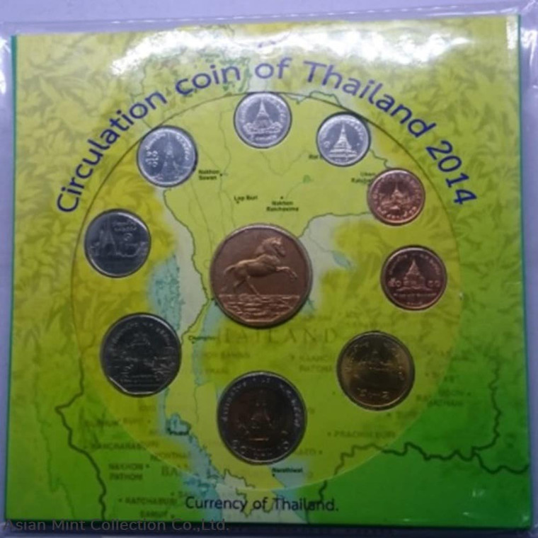 2014 - Circulation coin panel complete set