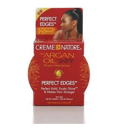 Creme Of Nature Perfect Edges Styling Product with Argan Oil - 2.25 fl oz  jar - Top Hair Wigs