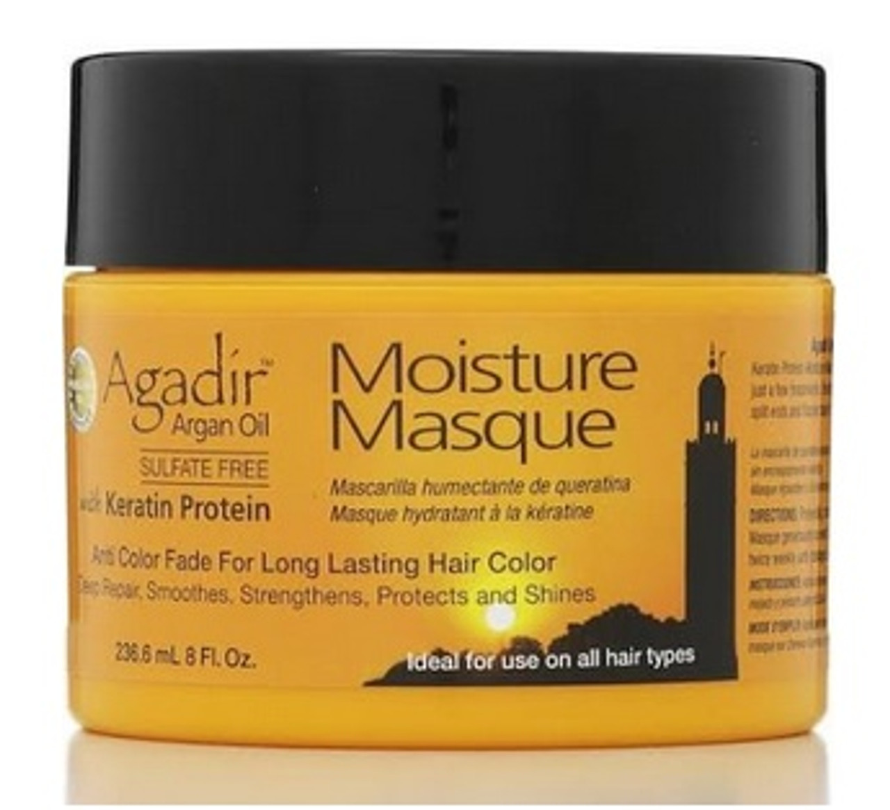 Agadir Argan Oil Moisture Masque 8 Fl Oz Jar Top Hair Wigs