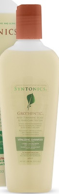 Syntonics Grothentic Vitalizing Shampoo Straight Curly Hair 8oz