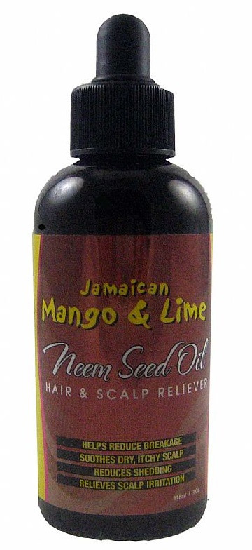 Jamaican Mango & Lime Neem Seed Oil Hair and Scalp Reliever 4oz Top