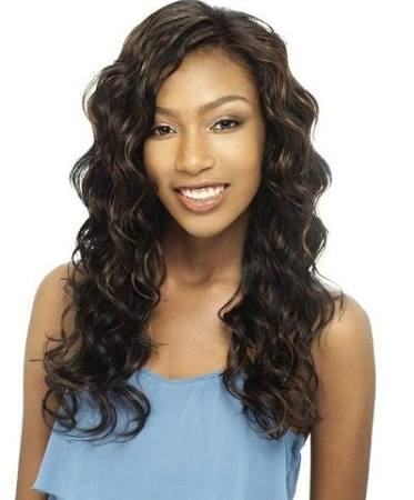 MilkyWay Que Human Hair Mastermix Weave - Motion 4pcs - Top Hair Wigs