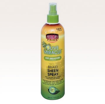 OLIVE MIRACLE BRAID SHEEN SPRAY 12oz