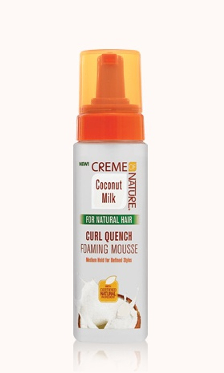 Cream Of Nature Coconut Milk Curl Quench Foaming Mousse