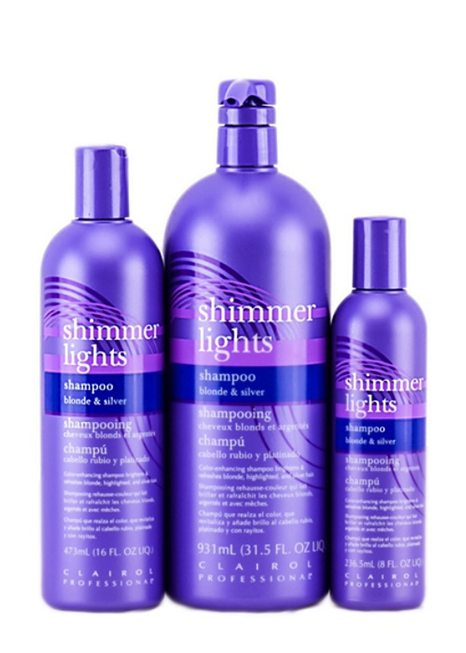 Clairol Professional Shimmer Lights Shampoo Blonde Silver