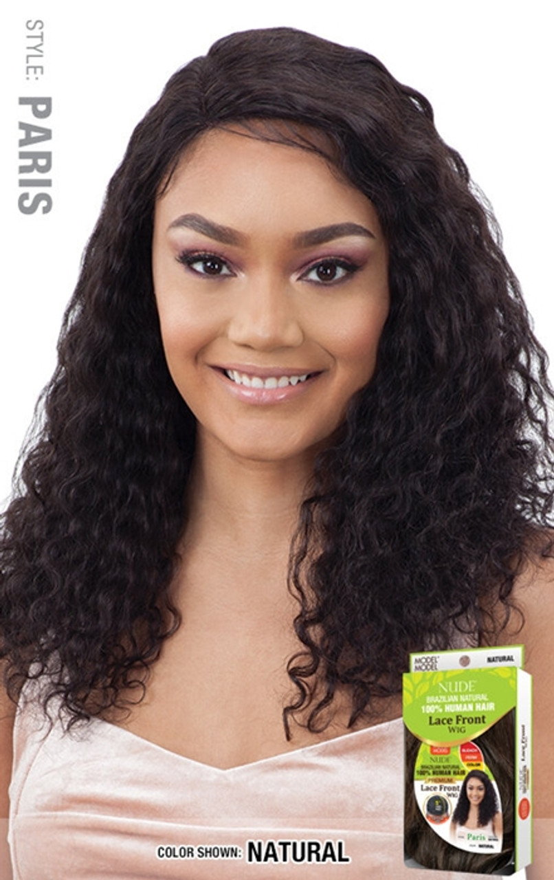 Model Model Nude Brazilian Natural 100 Human Hair Premium Lace Front Wig Paris Top Hair Wigs