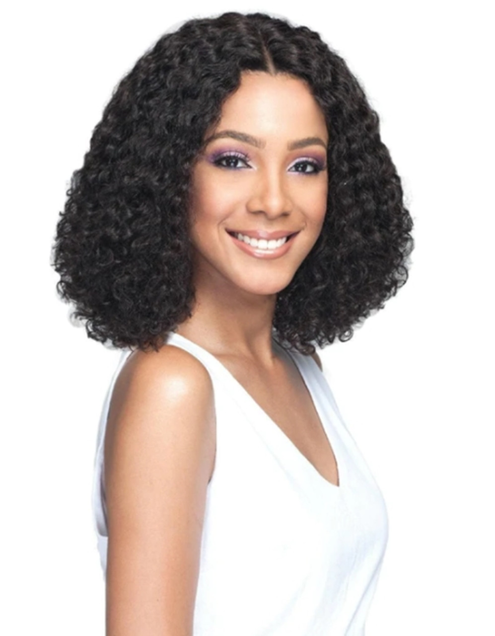 Bobbi Boss Human Hair Swiss Lace Front Wig Mhlf803 Nataki Top Hair Wigs 