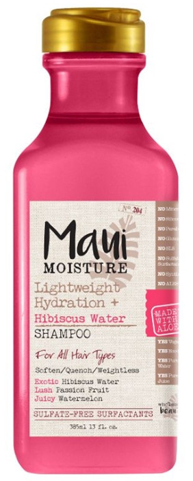 Maui Moisture Lightweight Hydration + Hibiscus Water Shampoo 13 fl oz ...