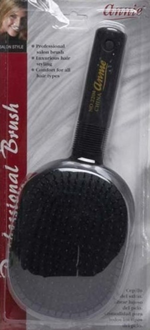 ANNIE DELUXE PADDLE BRUSH #2204 10"x4" BALL TIPPED BRISTLES REMOVE TANGLES