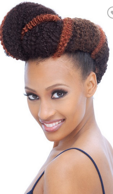 Janet Collection Noir AFRO KINKY BULK 24 Top Hair Wigs
