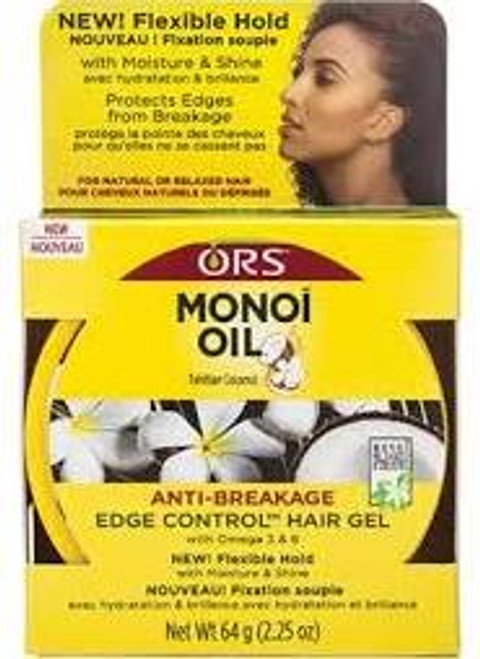 ORS Organic Root Stimulator Monoi Oil Anti-breakage Edge Control Hair Gel- 2.25oz