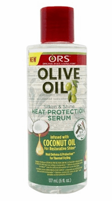 ORS Organic Root Stimulator Olive Oil Heat Protection Serum, 6 fl oz