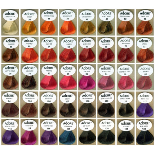 ADORE SEMI PERMANENT HAIR DYE 4oz Top Hair Wigs