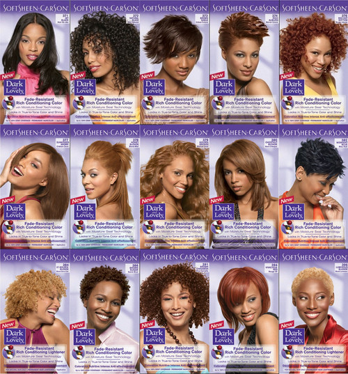 Dark And Lovely Permanent Hair Color Chart