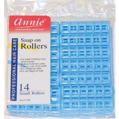 Annie Snap on Rollers 1/2" Blue 14pack