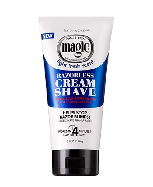 Magic Shave®Cream Shave RAZORLESS CREAM SHAVE REGULAR STRENGTH 6 OZ.