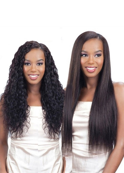 Model Model Nude Fresh Wet & Wavy 100% Brazilian Virgin Remy Hair Weaving Loose Wave Curl 7PCS (18" 20" 22")