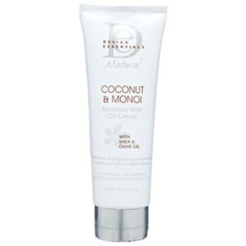 Design Essentials Natural Coconut & Monoi Deep Moisture Milk Creme with Argan Oil & Sunflower- 4oz