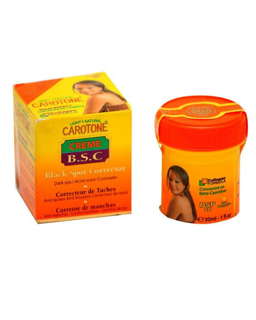 Light & Natural Carotone Creme Black Spot Corrector- 1oz