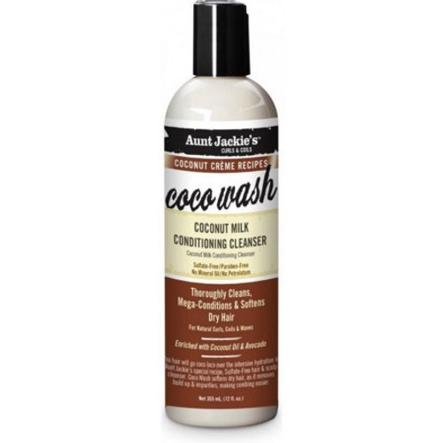 Aunt Jackie's Curls & Curls Coconut Creme Recipes Coco Wash Coconut Milk Conditioning Cleanser