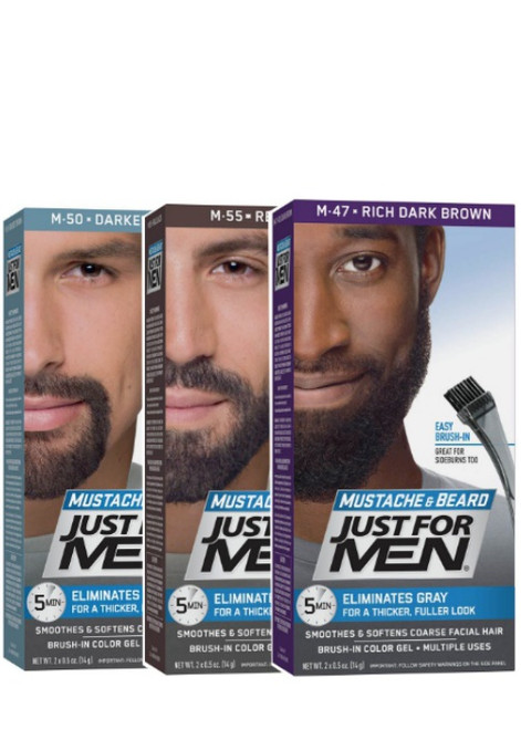 JUST FOR MEN Color Gel Mustache & Beard