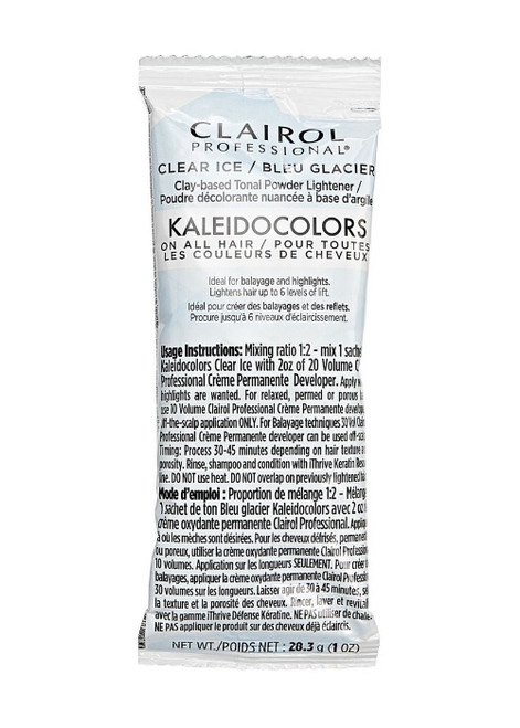 CLAIROL PROFESSIONAL Kaleidocolors Clear Ice Powder Lightener 1oz/8oz