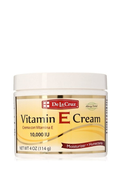 De La Cruz Vitamin E Cream 4oz