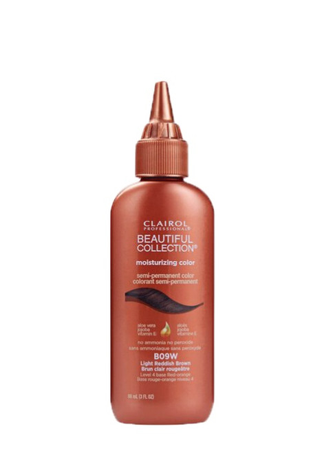 Clairol Beautiful CollectioN Semi-Permanent Moisturizing Color B09W Light Reddish Brown 3oz