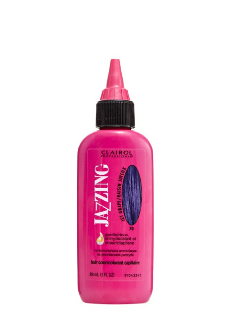 Clairol Professional Jazzing Semi Permanent Hair Color #70 Jet Grape 3oz