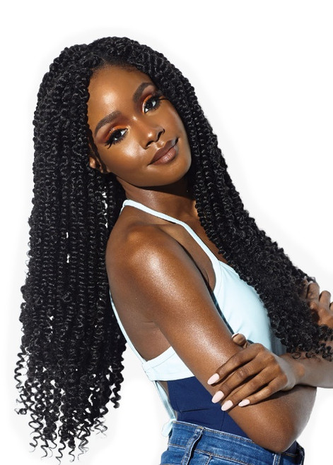 Sensationnel African Pre-streched Aquatex 3X Ruwa Water Wave Braid 18"