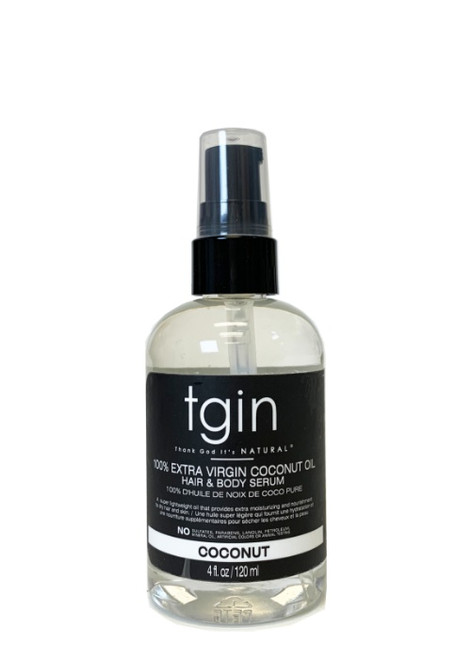 tgin 100% Extra Virgin Coconut Oil Hair & Body Serum 4oz