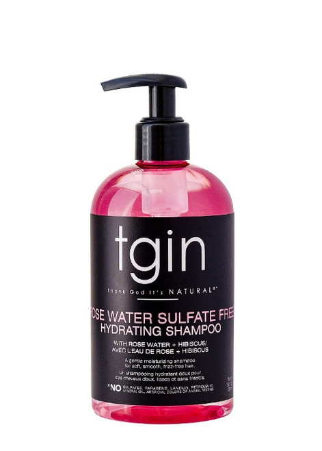 tgin Rose Water Sulfate-Free Hydrating Shampoo 13oz