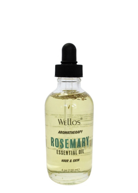 Wellos Aromatherapy Essential Oil Hair & Skin Rosemary  4oz