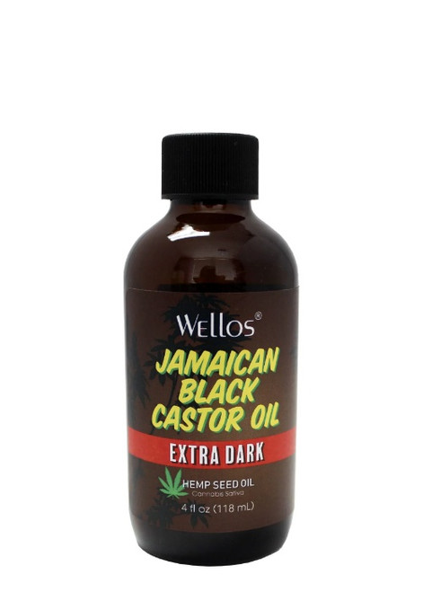 Wellos Jamaican Black Castor oil 4oz