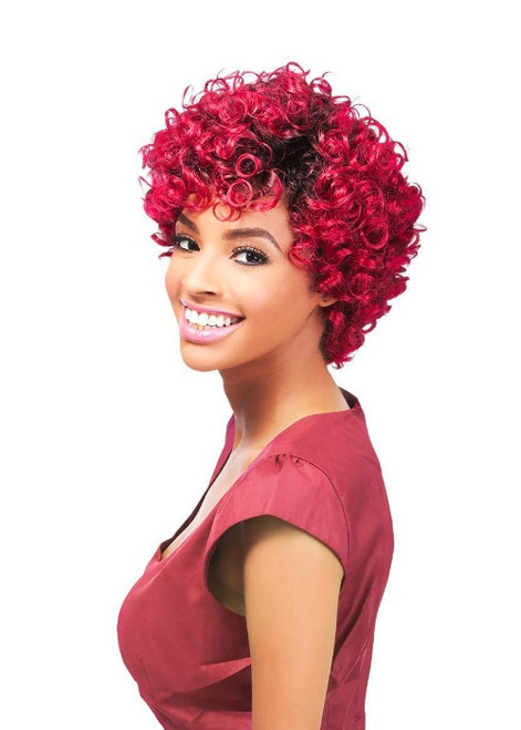 velvet afro wig